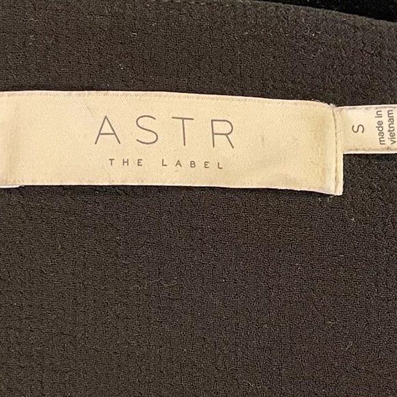 Astr The Label Jacket S Black Slouchy Drape Collar Holidays Preppy Dressy Classy - Picture 6 of 7